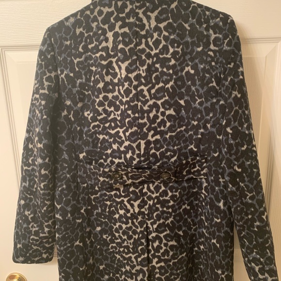 Ann Taylor Loft Leopard Print Peacoat - Picture 4 of 5